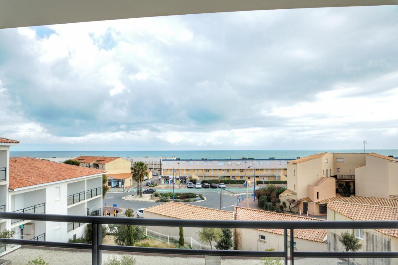 Appartement T3 vue mer 100m de la plage wifi et parking à Saint-Pierre-la-Mer  Extérieur photo